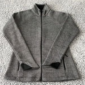 Columbia Full Zip Herringbone Pattern Jacket